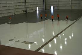 a commercial project for an epoxy floor contractor